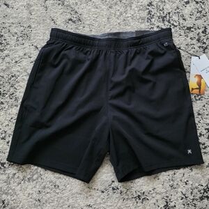 Kenneth Cole Active The Tech Shorts Mens L Water Repellent NWT Black